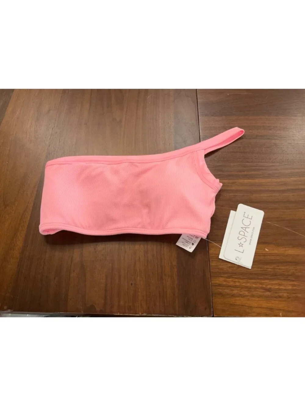 L*Space Axel Bikini Top in Crystal Pink XSmall New Womens Swimsuit